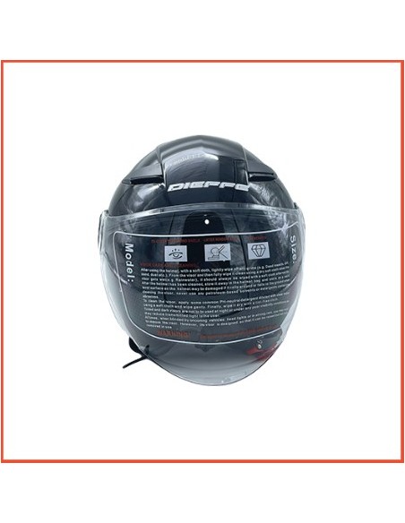 CASCO JET DIEFFE 72 CON VISIERA LUNGA