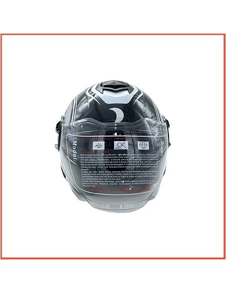 CASCO JET DIEFFE DF70 CON DOPPIA VISIERA