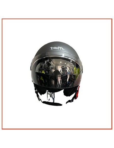 CASCO DIEFFE DEMIJET CON DOPPIA VISIERA E VISIERA SOLARE...