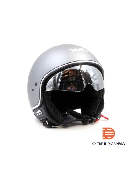 CASCO DIEFFE DEMIJET CON VISIERA SOLARE A SCOMPARSA A...