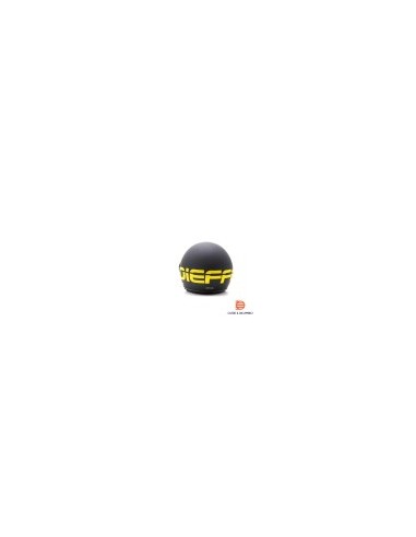 CASCO DIEFFE NERO DEMIJET VISIERA ELICOTTERO