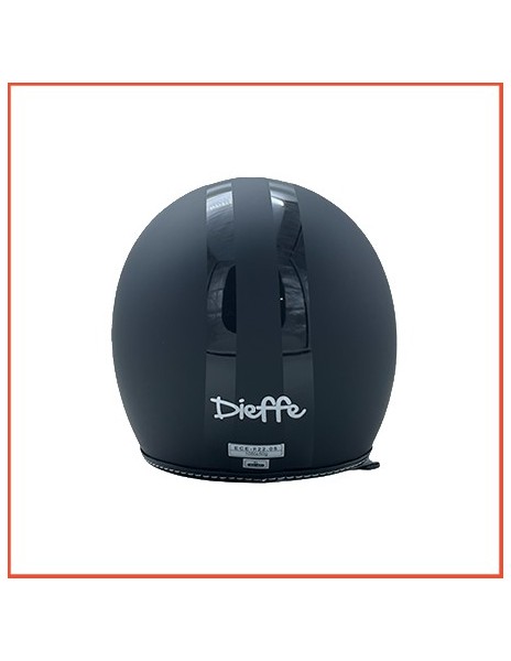 CASCO DIEFFE DEMIJET VINTAGE CON VISIERA A SCOMPARSA... 2