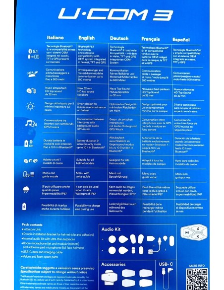 INTERFONO U-COM 3 CELLULARLINE