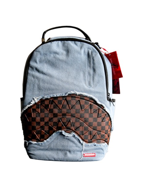 SPRAYGROUND - Zaino DENIM SHARK BITE DLXSV