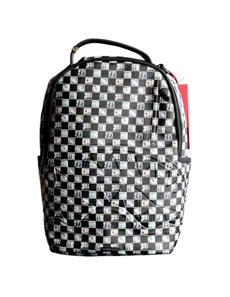 SPRAYGROUND - Zaino MONEY CHECK PATTERN DLX
