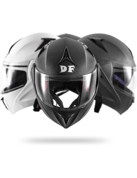 CASCO DIEFFE MODULARE CON DOPPIA VISIERA