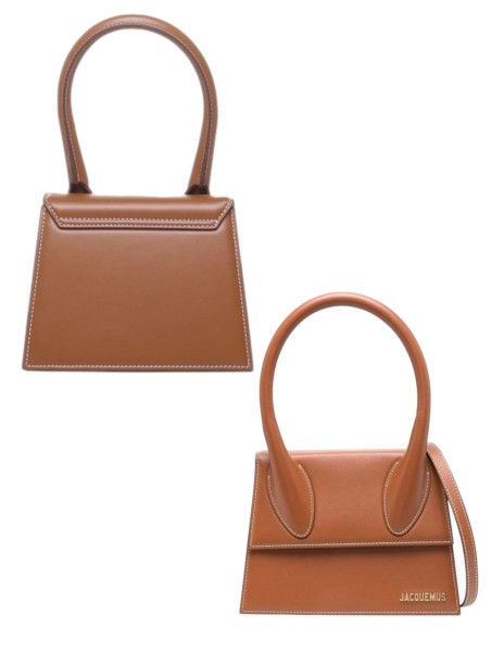 JACQUEMUS Le Chiquito Moyen in Pelle Marrone 2